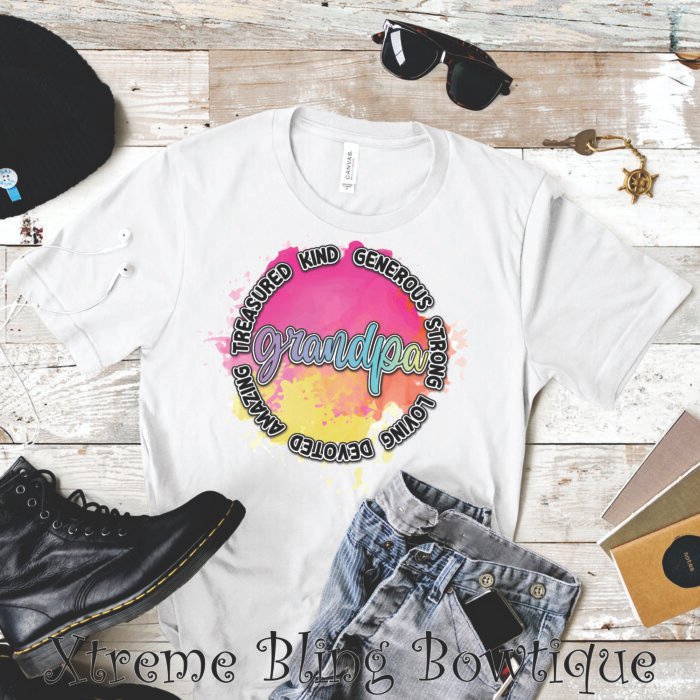 Grandpa Circle Direct To Film (DTF) Transfer