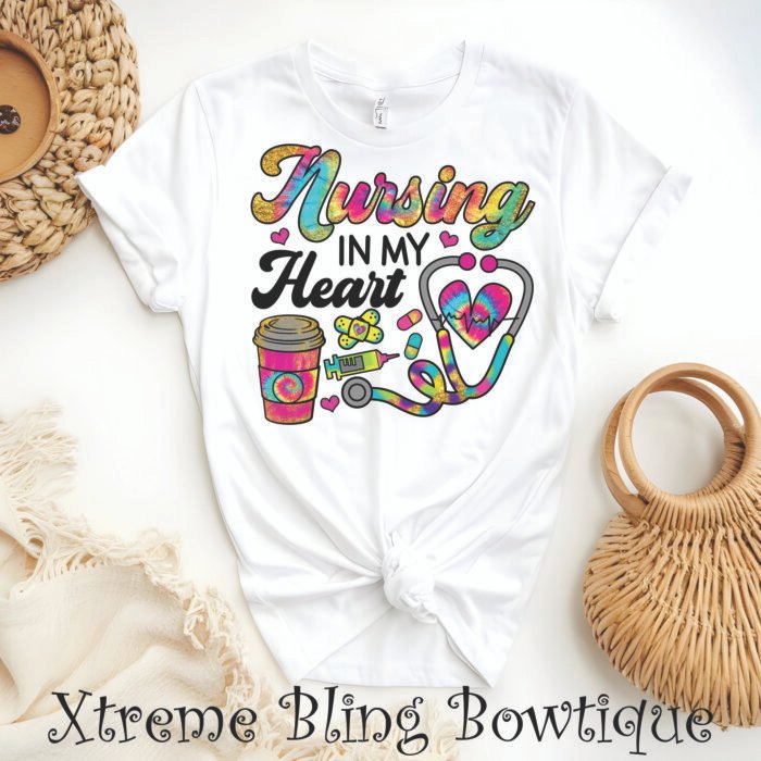 Nursing in My Heart Direct To Film (DTF) Transfer