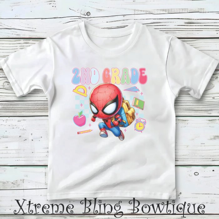 Spidey 2nd Grade Direct To Film (DTF) Transfer