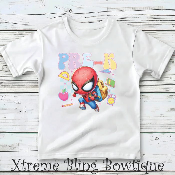 Spidey Pre-K Direct To Film (DTF) Transfer