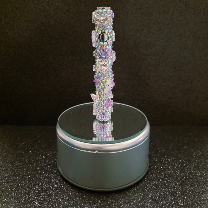 Bedazzled Purple Hello Kitty 510 Thread Battery