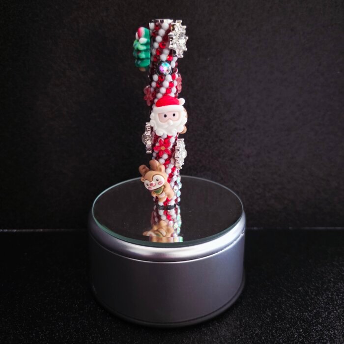 Bedazzled Christmas Themed 510 Thread Battery