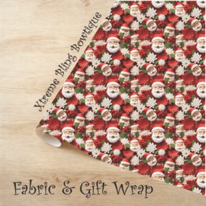 Santa Floral Fabric