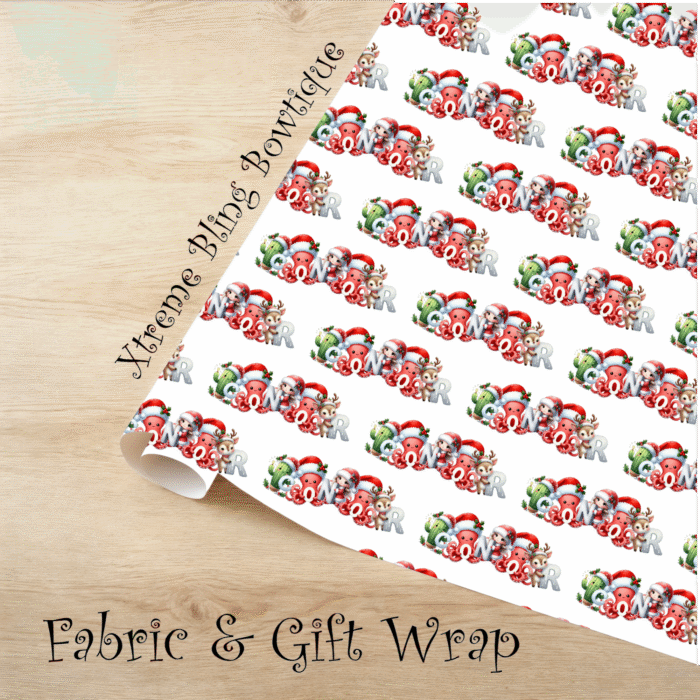 Cute Christmas Personalized Fabric
