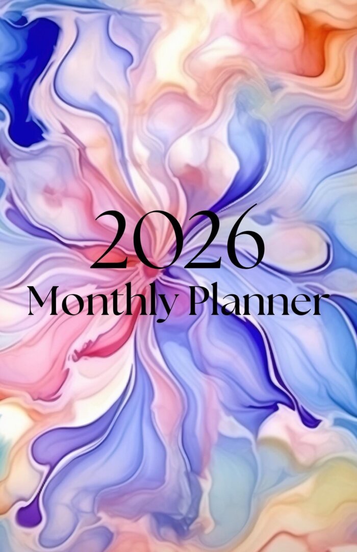 2026 Watercolor Floral Planner